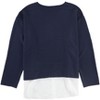 Alfani Womens Layered-Look Colorblocked Pullover Blouse - 2 of 2