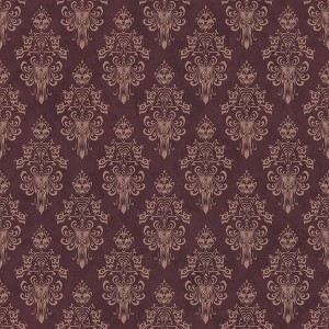 Disney Haunted Mansion Kids' Peel and Stick Wallpaper Maroon - 1 of 4