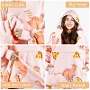 Tirrinia Women Printed Oversized Fleece Wearable Blanket Hoodie Sweatshirt Soft Cozy Gift Wife Woman - 4 of 4