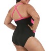 InstantFigure Plus Size Two-Tone One Piece Swimsuit 13306PC - 4 of 4