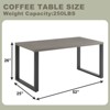 Gymojoy Outdoor Table Weather Resistant Anti-Rust Table - 3 of 4