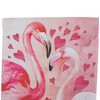 Northlight Happy Valentine's Day Flamingo Outdoor Garden Flag 18" x 12.5" - 4 of 4