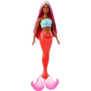 Mattel - Mattel - Barbie Mermaid Doll, Colorful Hair - 1 of 4