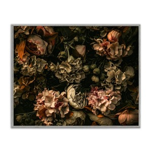 Stupell Industries Dark Moody Floral Botanical Closeup Detailed Design, 14" x 11" - 1 of 4