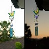 Alpine Corporation LED Solar Blue Butterfly Wind Chime Novelty Sculpture Light White: Garden Decor, No Assembly Required, Indoor/Outdoor Use - 4 of 4