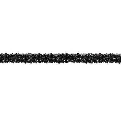 Black 6-Ply Flame Resistant Metallic Festooning Garland