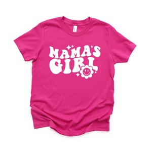 The Juniper Shop Mama's Girl Flower Girls Short Sleeve Tee - 1 of 2
