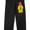 It Movie 2017 You'll Float Too Men's Black Sleep Pajama Pants - image 2 of 4