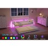 Garvee Twin Daybed with Trundle,Day Bed with LED Lights & Charging Station, Metal Bed Frame with Pull Out Trundle for Living Room, Small Spaces - 4 of 4