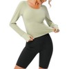 Clearlove Women Workout Shirts  Athletic Tee Fit Yoga Gym Basic Tops - 3 of 4