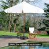 Tangkula Patio 51 lbs 20.5" Round Resin Umbrella Base w/ Wheels Handles Table Market Stand - 4 of 4