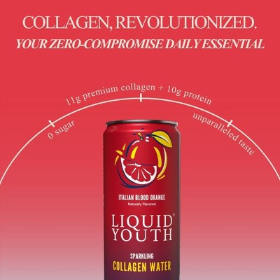 Liquid Youth Italian Blood Orange Flavored Water - 12 fl oz