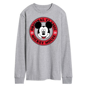 Men's - Disney - Mickey Mouse Original Classic Long Sleeve Graphic T-Shirt - 1 of 4