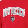 NCAA New Mexico Lobos Men's Heathered Crew Neck Fleece Sweatshirt - image 3 of 3