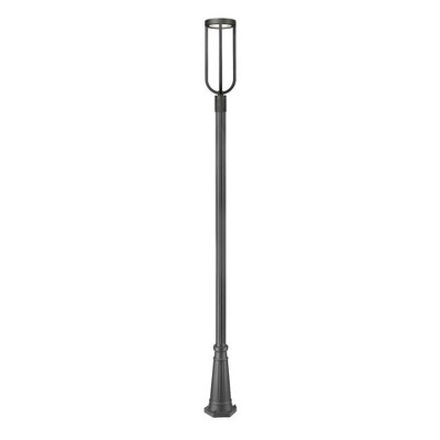 Z-Lite Leland 1 - Light Post Light in  Sand Black
