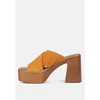 Criss Cross Strap Block Heel Sandals - 3 of 4