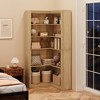 TROPOW Corner Bookshelf, 71.8'' Farmhouse Corner Bookcase, L-Shaped Bookshelf Large Bookcase, 5 Tier Display Shelf Heavy Duty Bookcases - 3 of 4