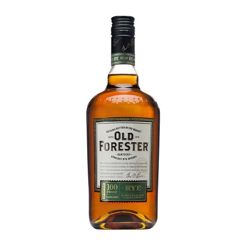 Old Forester Kentucky Straight Rye Whisky - 750ml Bottle : Target