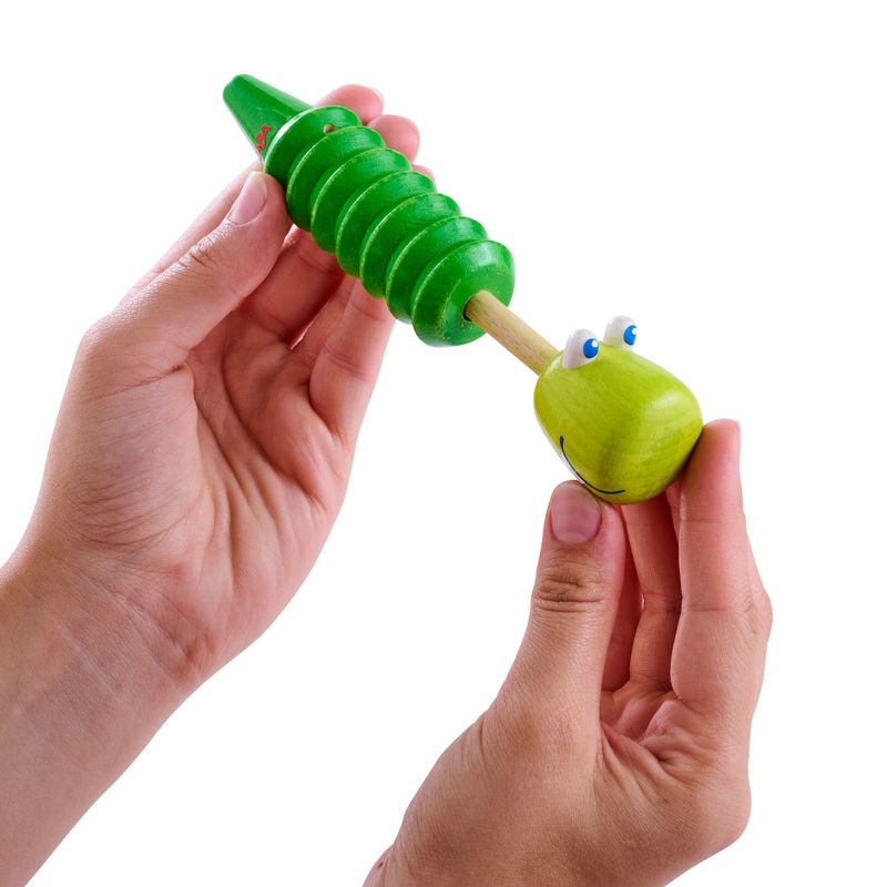 HABA Crocodile Slide Whistle - Wooden Musical Instrument for Ages 2+, 3 of 6