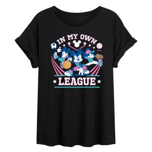 Women's - Disney - In My Own League Oversized Graphic T-Shirt - 1 of 4