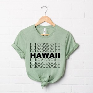 Simply Sage Market Women's Hawaii Stacked Short Sleeve Graphic Tee - 1 of 2