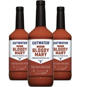 Cutwater Spicy Bloody Mary Mix - 1L Bottles- Full-Bodied Flavorful Mixer - 1 of 4