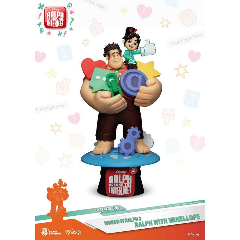Disney Wreck-It Ralph 2-Ralph with Vanellope (D-Stage), 1 of 7
