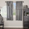Annie Buffalo Black Check Short Panel Set of 2 63x36 VHC Brands - 2 of 4