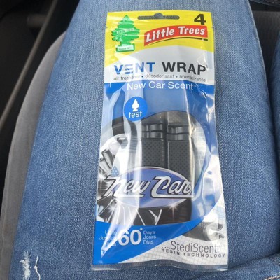 Little Trees® Vent Wrap® New Car Smell Scent™ Freshener, 4 ct