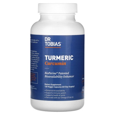 Dr. Tobias Turmeric Curcumin, 120 Veggie Capsules