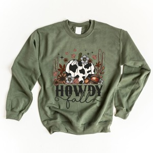 Simply Sage Market Howdy Fall Pumpkin Sweatshirt - 1 of 4