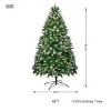 Moda Furnishings 7 ft. Pre-Lit Lighted Artificial Christmas Tree With Snowflakes And Pinecones - 3 of 4