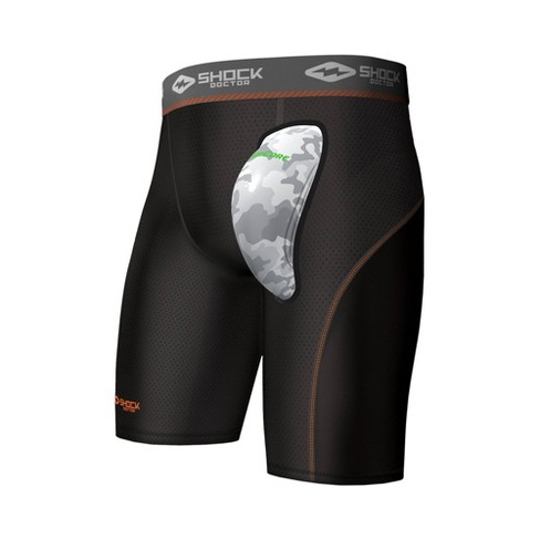Shock Dr. Men's Core Compression Baseball Sliding Short With Cup
