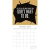 The Gifted Stationery 2026 Square Wall Calendar, Life The Struggle Is Real, 16-Month Funny Corner Theme with 180 Reminder Stickers (12x12 In) - 3 of 4