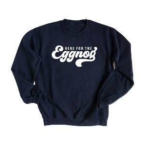 Simply Sage Market Women's Graphic Sweatshirt Here For The Eggnog - 1 of 2