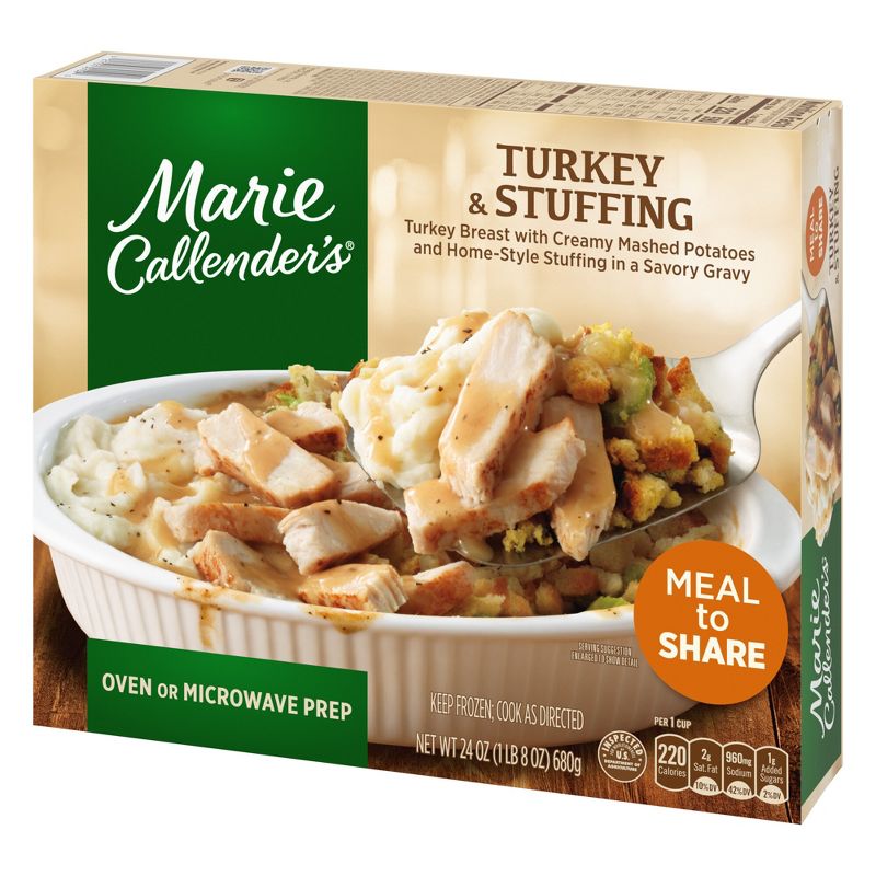 Marie Callender&#39;s Frozen Meal For Two Turkey &#38; Stuffing - 24oz, 4 of 5