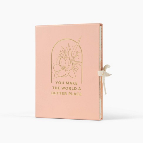 3pc Boxed Floral 'you Make World..' Notepad Trio Set : Target