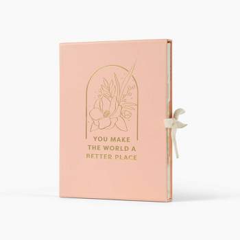 3pc Boxed Floral 'You Make World..' Notepad Trio Set
