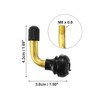 Unique Bargains Rubber Base Bent 90 Degree Angled Car Tire PVR70 Valve 5 Pcs - 3 of 4