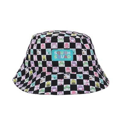 Squishmallows Character Squares Youth Checkered Bucket Hat