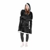 Tirrinia Womens' Oversized Fleece Wearable Blanket Hoodie, Warm Soft Blanket Sweatshirt Giant Pocket both Indoors Outdoors, Gift for Winter - 2 of 4