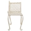 vidaXL Patio Chaise Lounge 50.4" Metal Antique White - 3 of 4