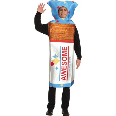 Imposta Costumes Adult Loaf of Bread Costume Bodysuit White One Size