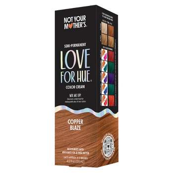 Not Your Mother's Love for Hue Magnified Color Semi-Permanent Hair Color Cream - Copper Blaze - 4.5 fl oz