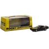 1979 Pontiac Firebird T/A Trans Am Black with Hood Phoenix "Rocky II (1979) Movie" 1/43 Diecast Model Car by Greenlight - 3 of 3