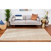 Anji Mountain Zatar Handloom Solid Woven Wool and Jute Area Rug Natural - 2 of 4