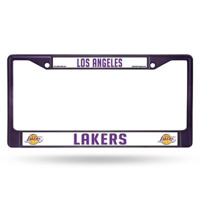 NBA Los Angeles Lakers Colored Chrome License Plate Frame