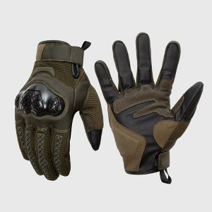 Alpine Swiss Men's Tactical Motorcycle Gloves Hard Knuckle Protective Outdoor Gloves for Riding Cycling Hunting Paintball - 1 of 4