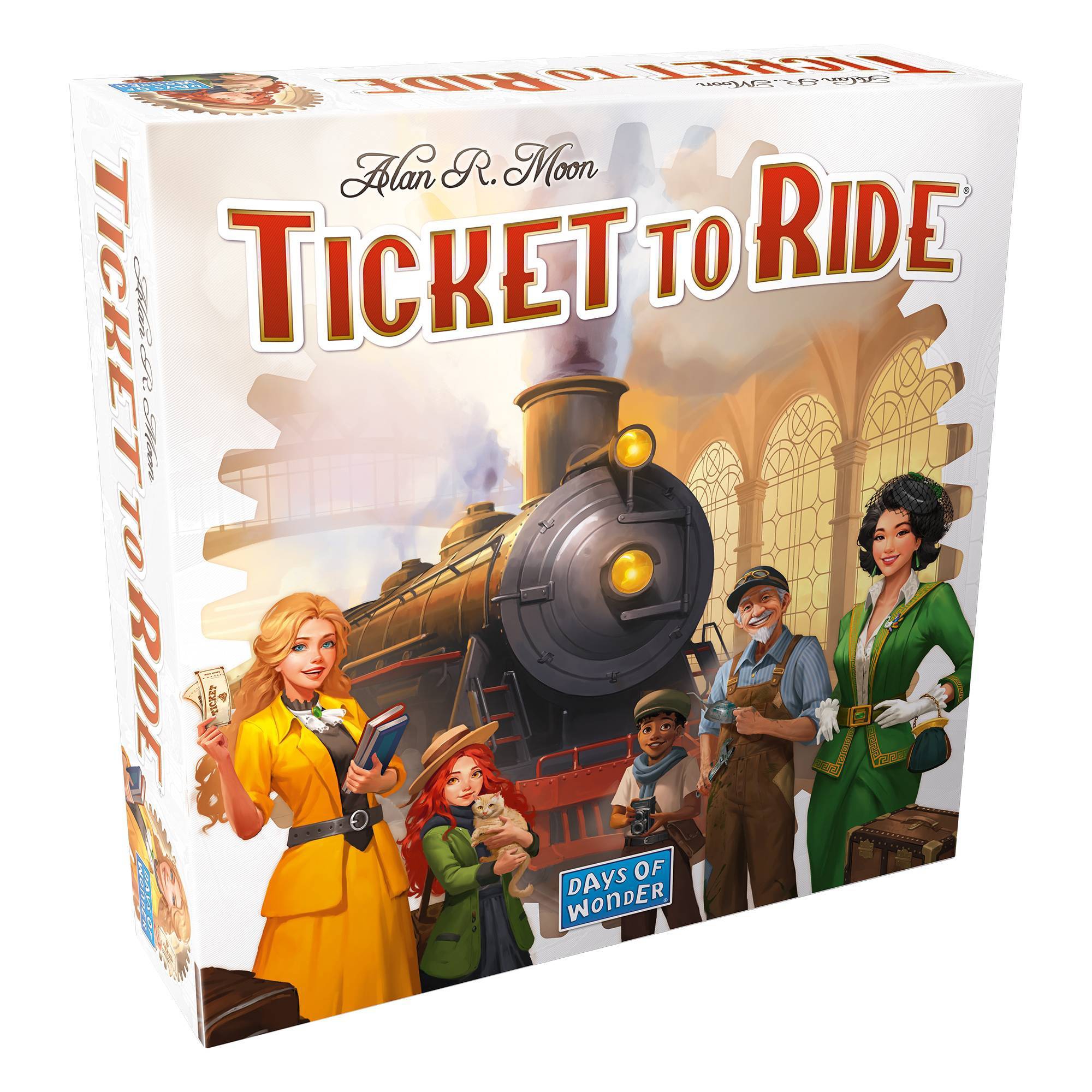 Asmodee Ticket to Ride - Refresh Board Game: Strategy & War Game, 2-5 Players, 30-60 Minutes, Geography Focus