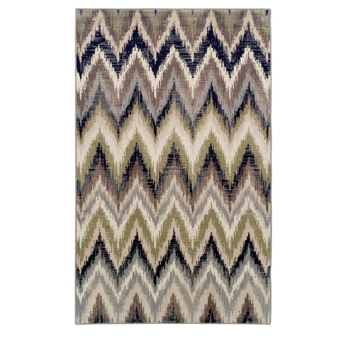 flame stitch rug